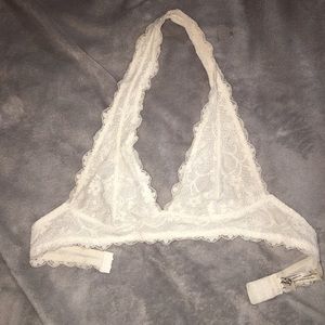White bralette